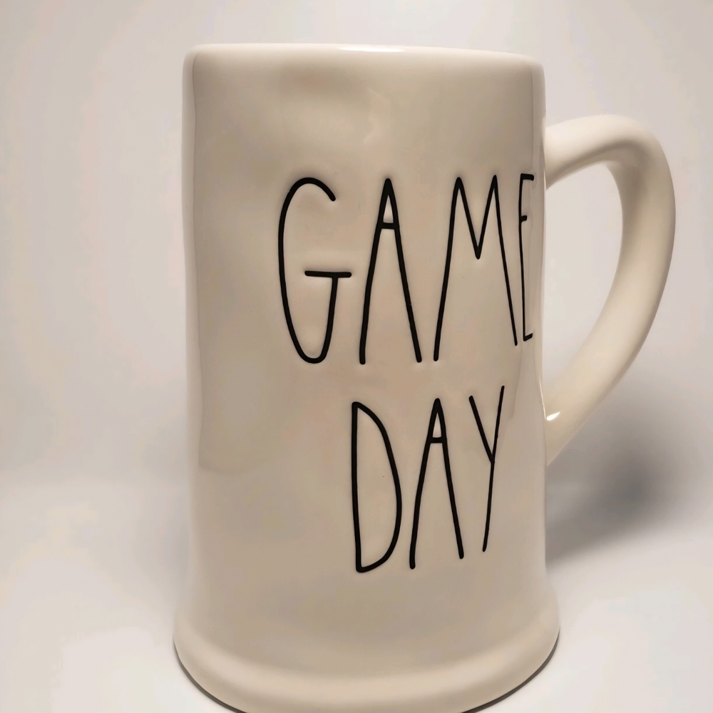 Rae Dunn White 'Game Day' Mug